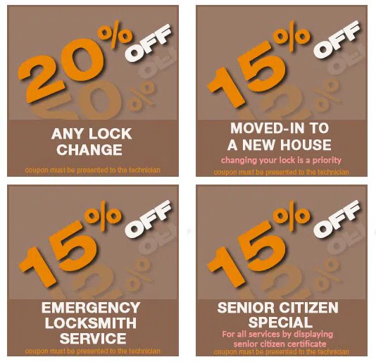 Johnson Village FL Locksmith Store, Johnson Village, FL 407-374-2297 - coupon19-set-four